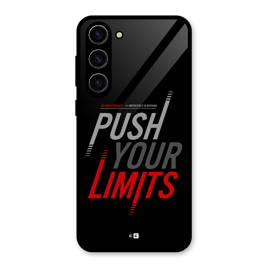 Push Your Limits Glass Back Case for Galaxy S23 Plus