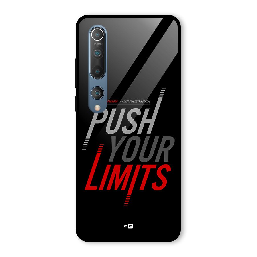 Push Your Limits Glass Back Case for Mi 10