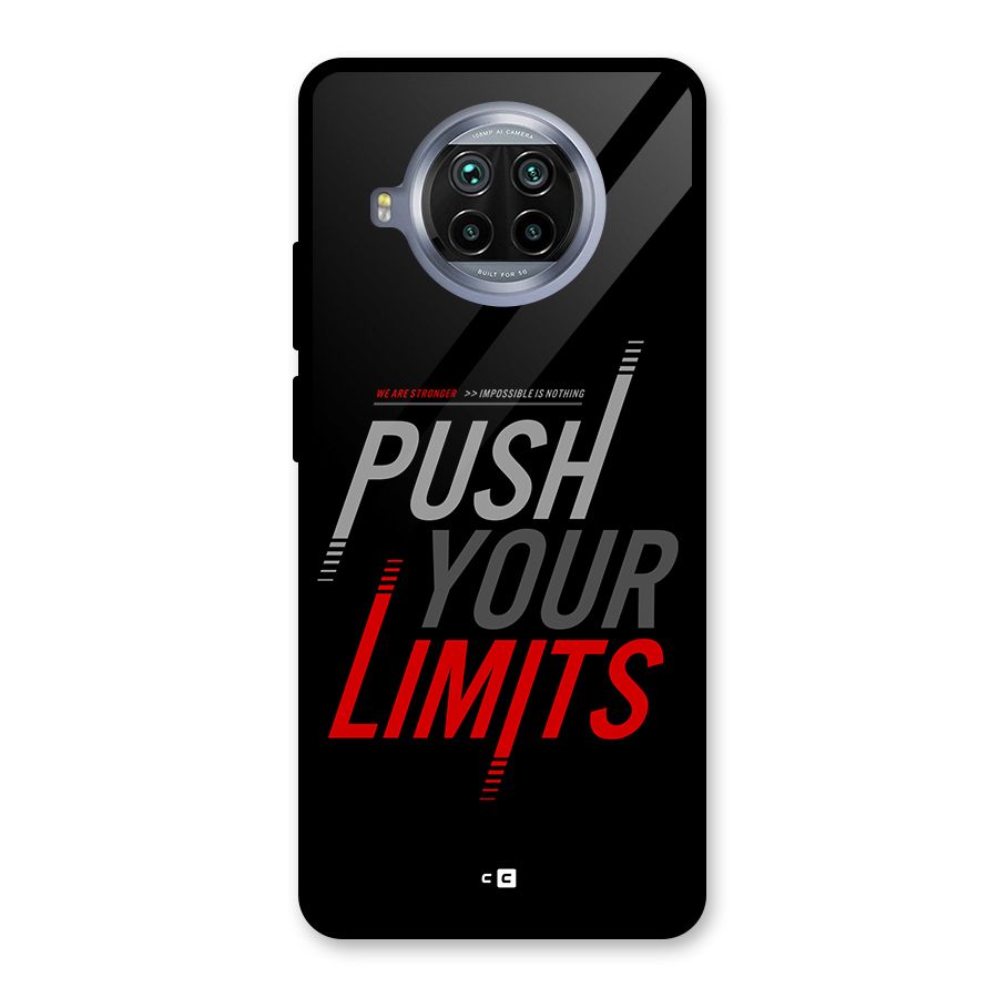 Push Your Limits Glass Back Case for Mi 10i