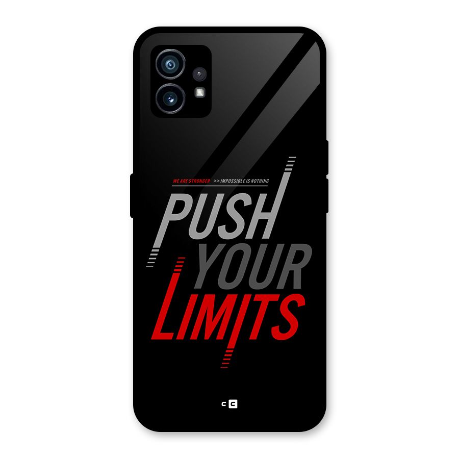 Push Your Limits Glass Back Case for Nothing Phone 1