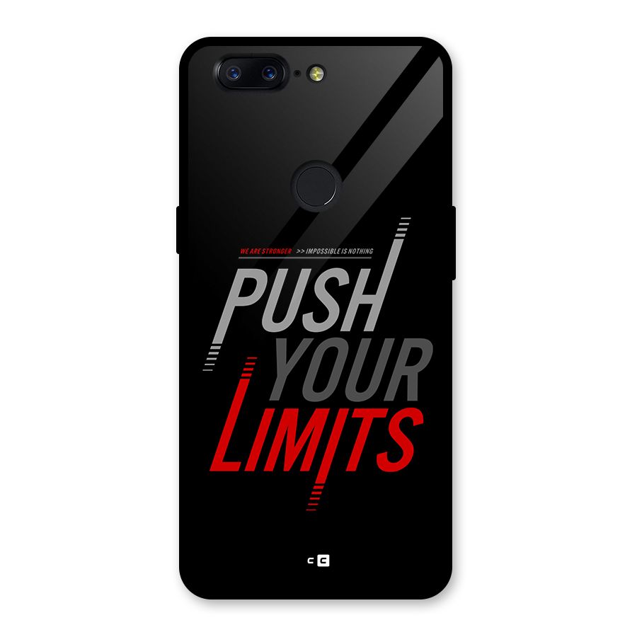Push Your Limits Glass Back Case for OnePlus 5T