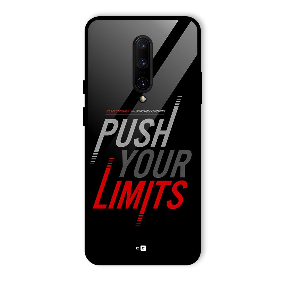 Push Your Limits Glass Back Case for OnePlus 7 Pro
