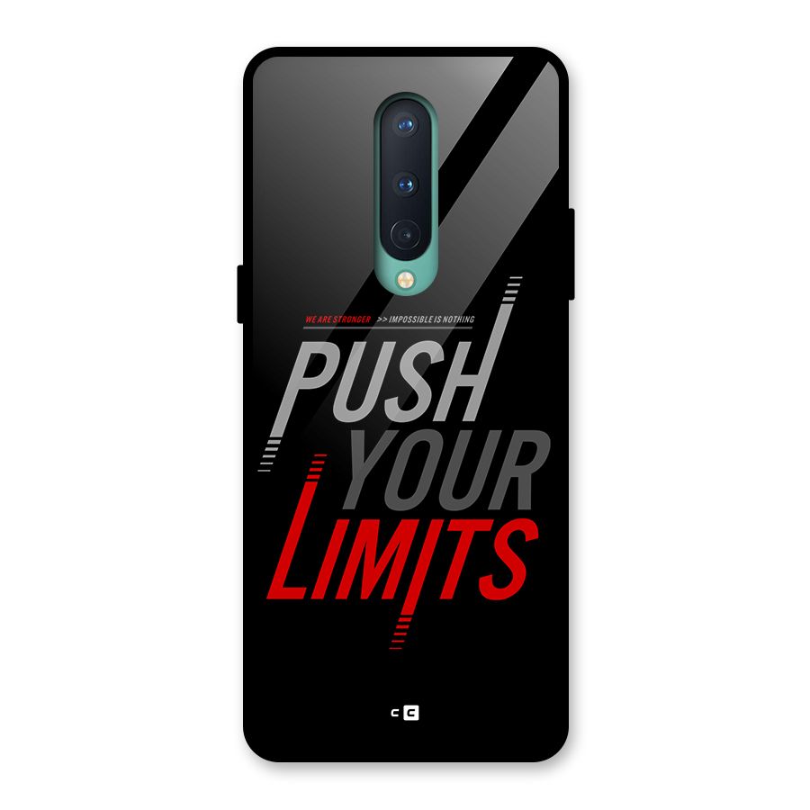 Push Your Limits Glass Back Case for OnePlus 8