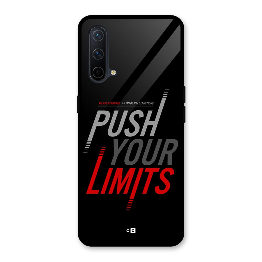 Push Your Limits Glass Back Case for OnePlus Nord CE 5G