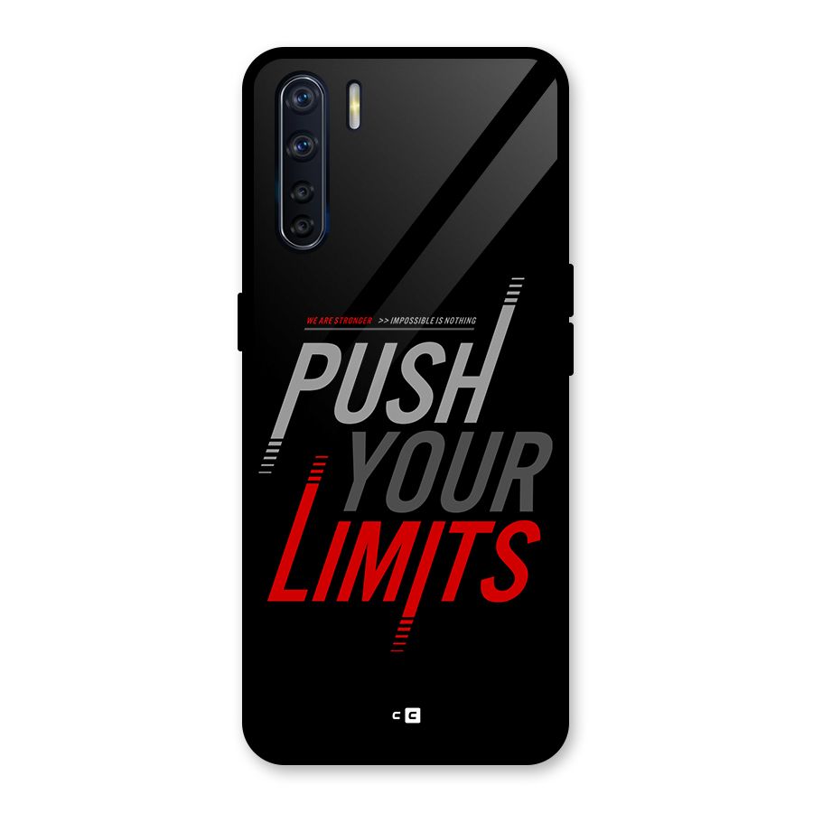 Push Your Limits Glass Back Case for Oppo F15