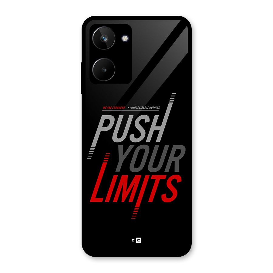 Push Your Limits Glass Back Case for Realme 10
