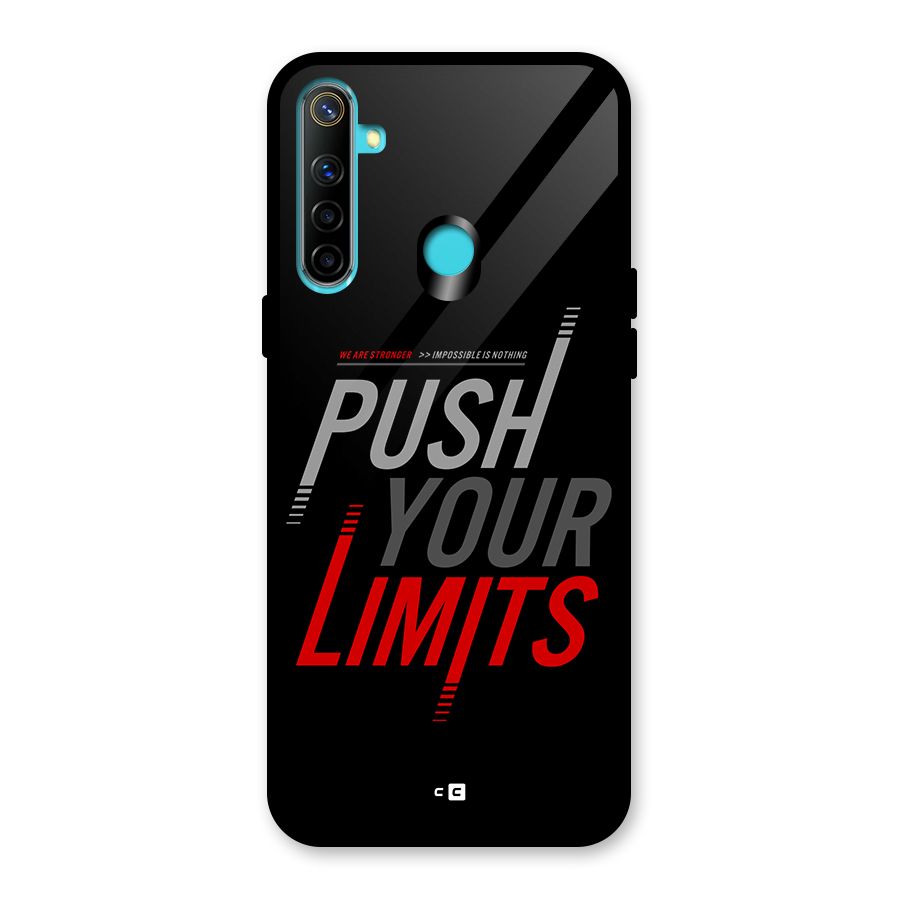Push Your Limits Glass Back Case for Realme 5