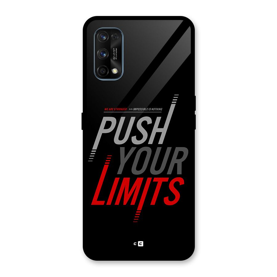 Push Your Limits Glass Back Case for Realme 7 Pro