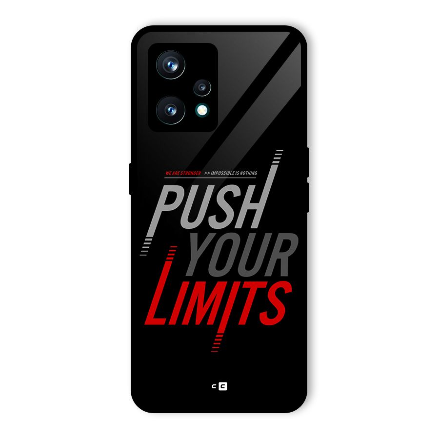 Push Your Limits Glass Back Case for Realme 9 Pro Plus 5G