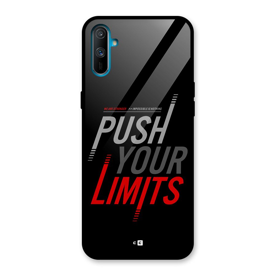 Push Your Limits Glass Back Case for Realme C3