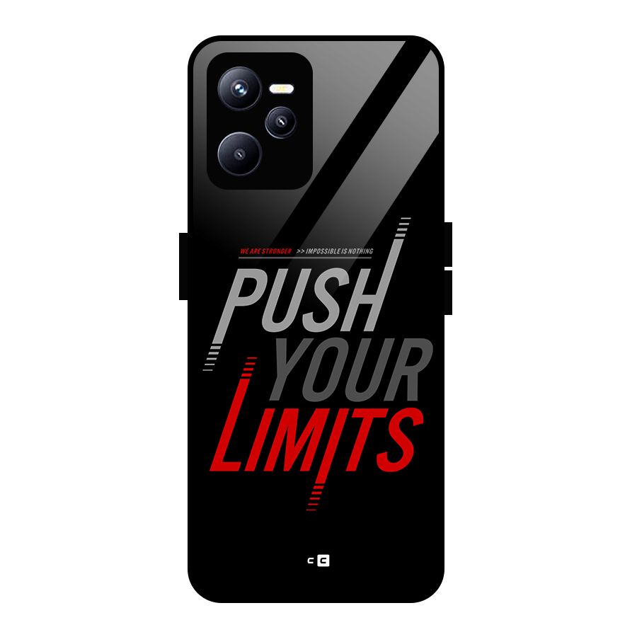 Push Your Limits Glass Back Case for Realme C35