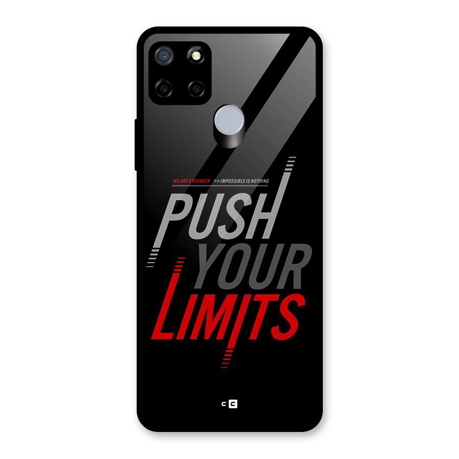 Push Your Limits Glass Back Case for Realme Narzo 30A