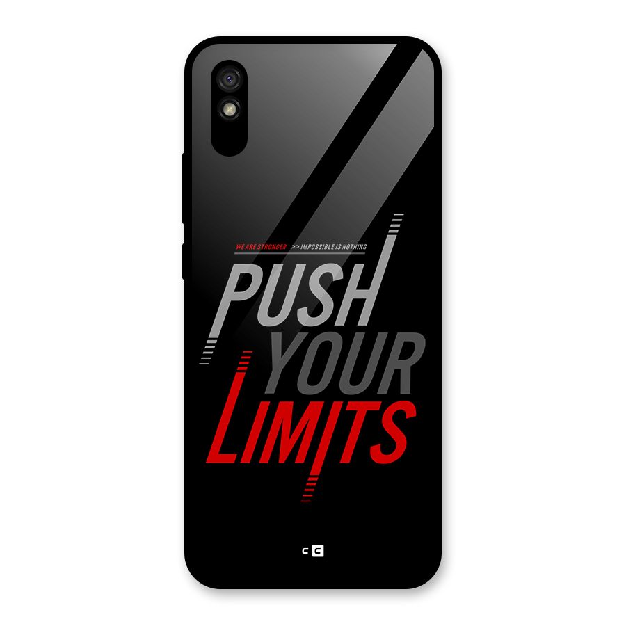 Push Your Limits Glass Back Case for Redmi 9i