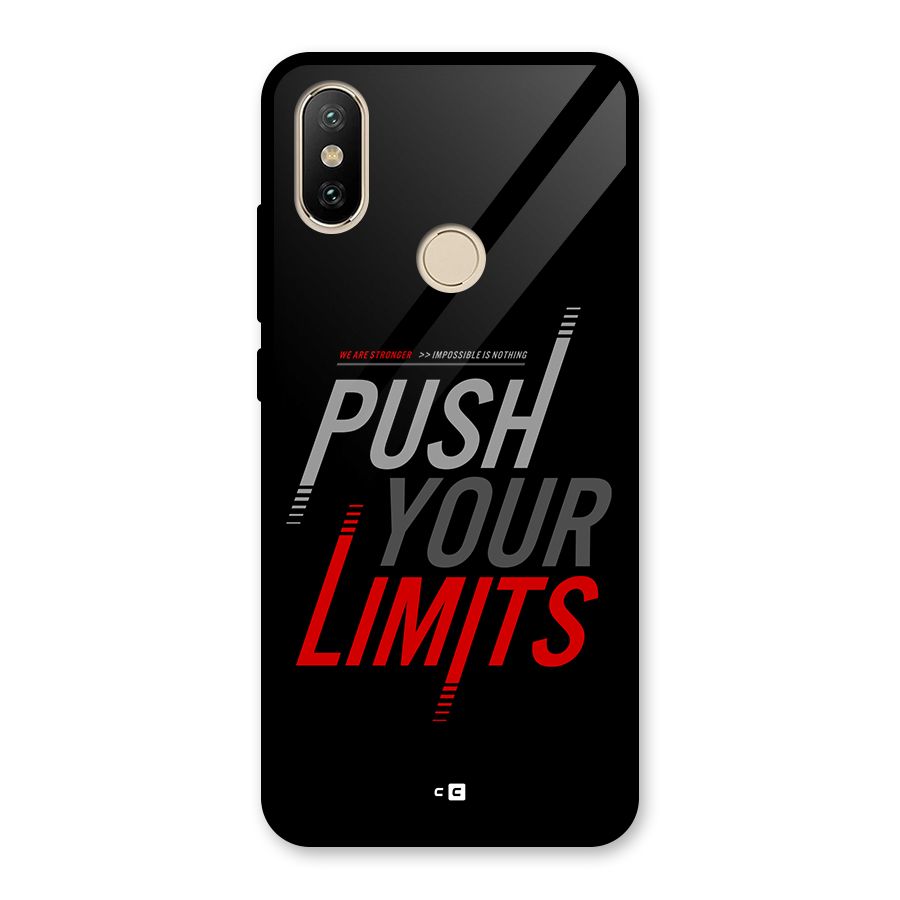 Push Your Limits Glass Back Case for Redmi A2