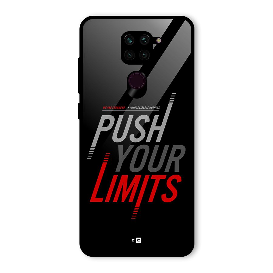 Push Your Limits Glass Back Case for Redmi Note 9