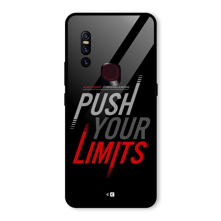 Push Your Limits Glass Back Case for Vivo V15