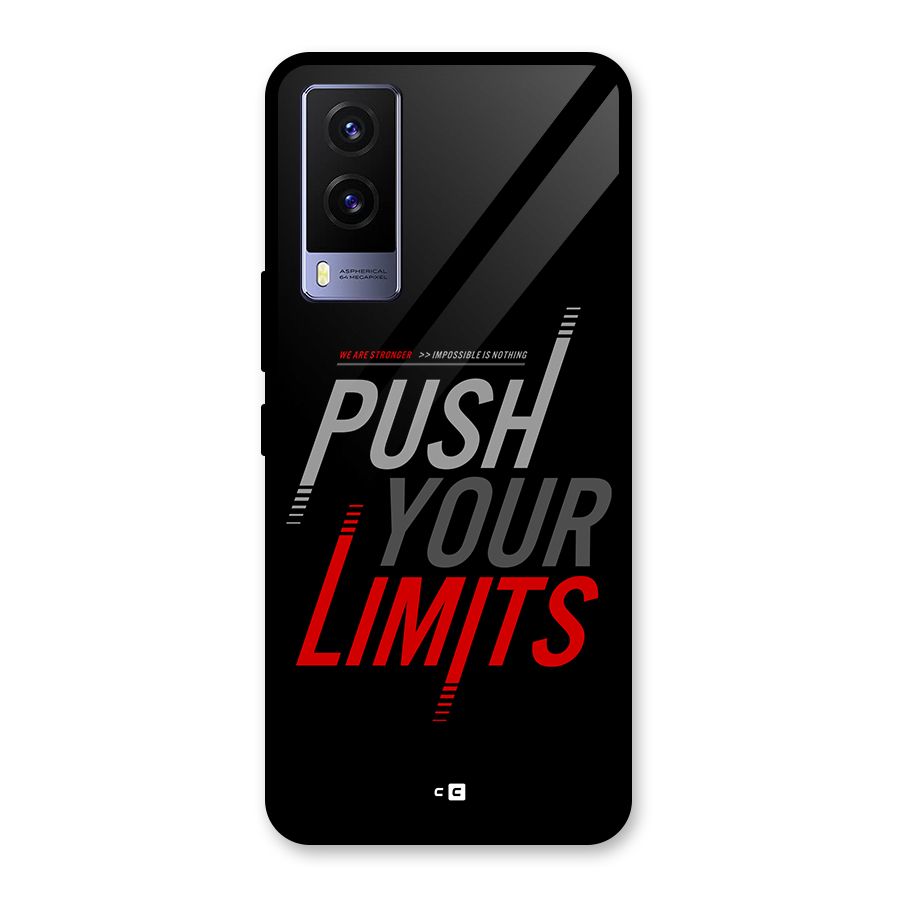 Push Your Limits Glass Back Case for Vivo V21e 5G