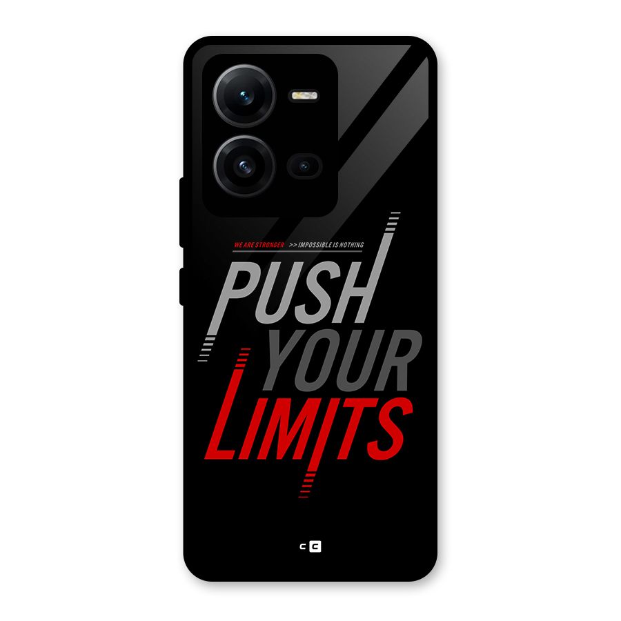 Push Your Limits Glass Back Case for Vivo V25