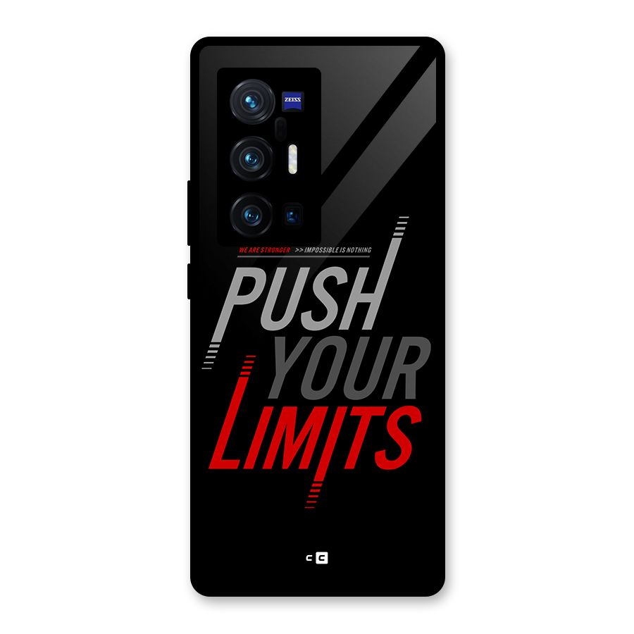 Push Your Limits Glass Back Case for Vivo X70 Pro Plus
