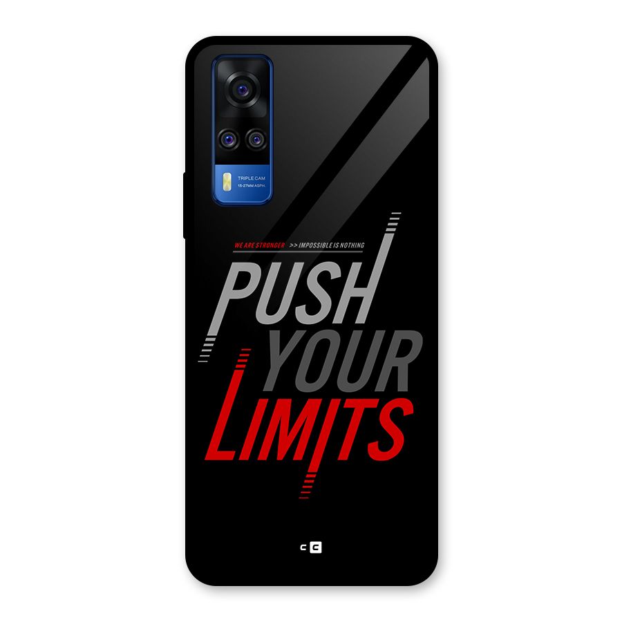 Push Your Limits Glass Back Case for Vivo Y31