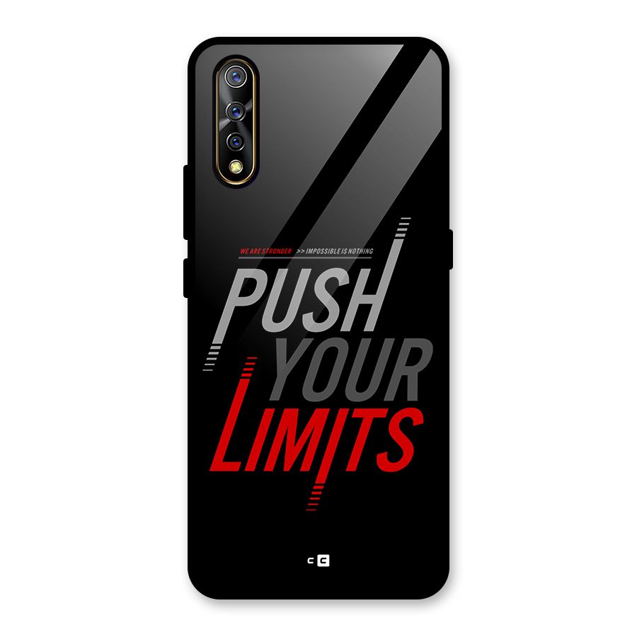 Push Your Limits Glass Back Case for Vivo Z1x