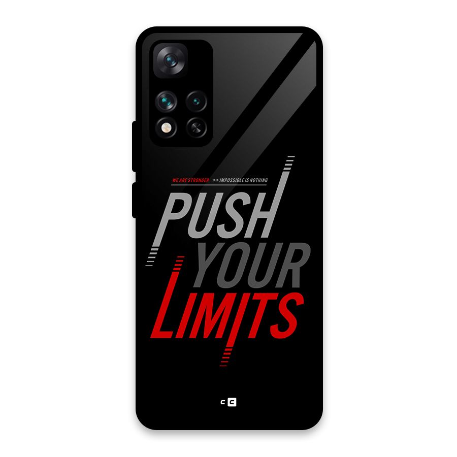 Push Your Limits Glass Back Case for Xiaomi 11i HyperCharge 5G