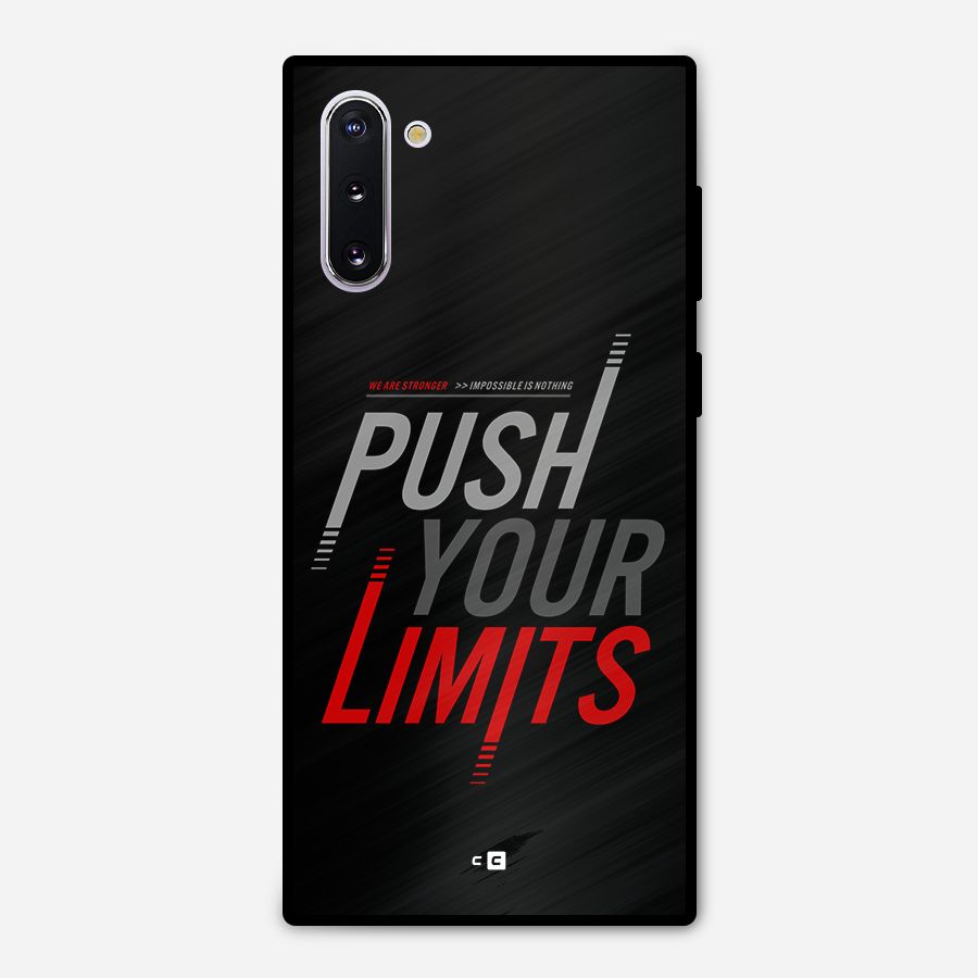 Push Your Limits Metal Back Case for Galaxy Note 10