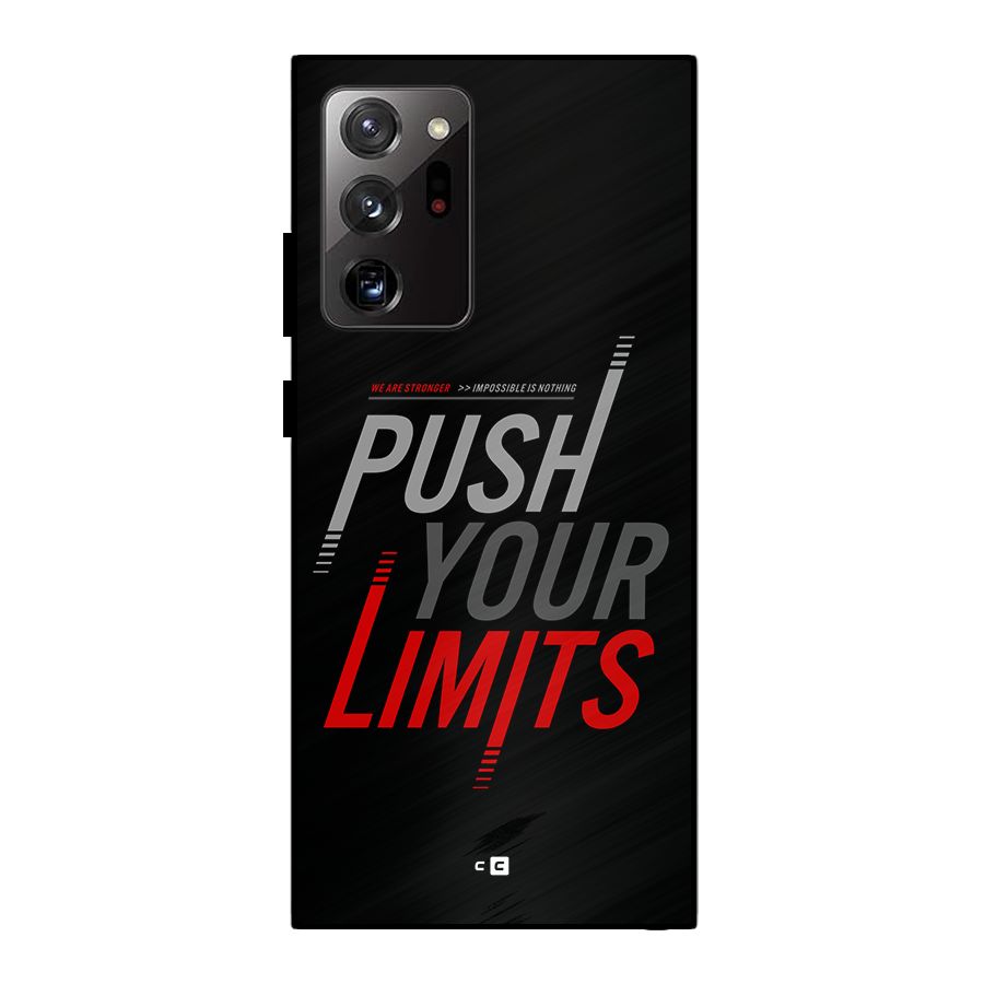 Push Your Limits Metal Back Case for Galaxy Note 20 Ultra 5G
