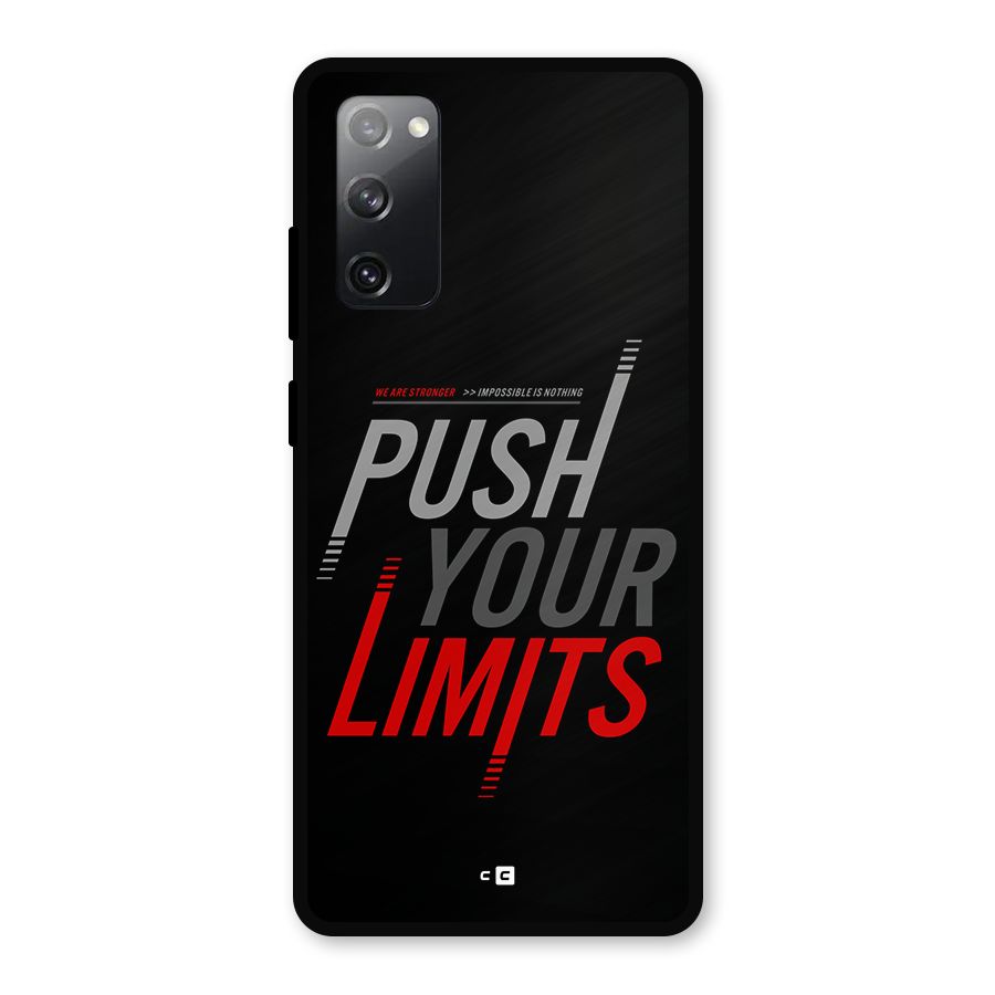 Push Your Limits Metal Back Case for Galaxy S20 FE 5G