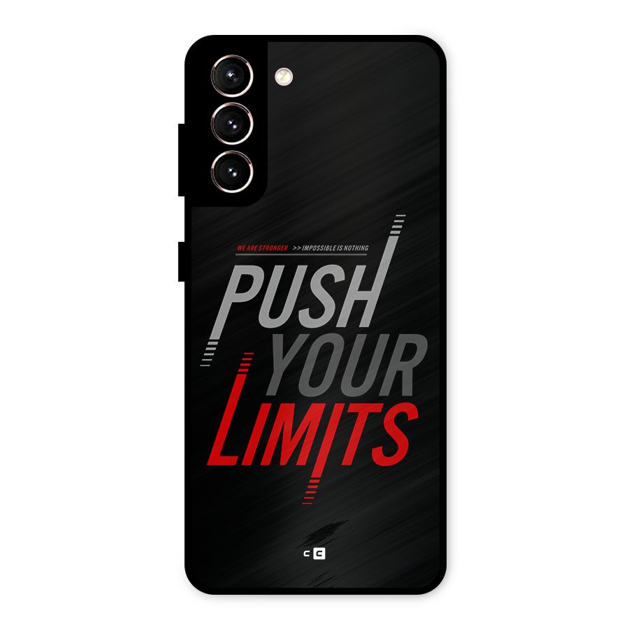 Push Your Limits Metal Back Case for Galaxy S21 5G