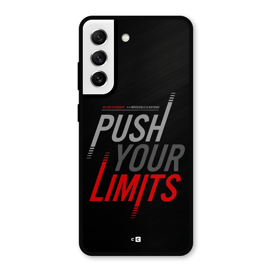 Push Your Limits Metal Back Case for Galaxy S21 FE 5G