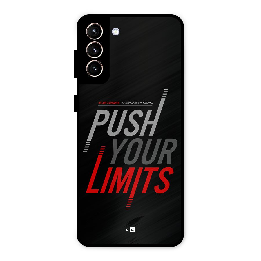 Push Your Limits Metal Back Case for Galaxy S21 Plus