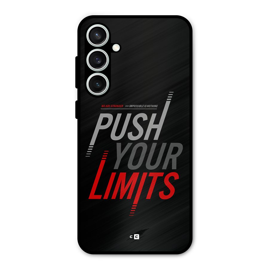 Push Your Limits Metal Back Case for Galaxy S23 FE