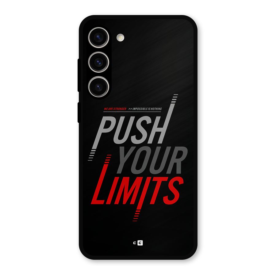 Push Your Limits Metal Back Case for Galaxy S23 Plus