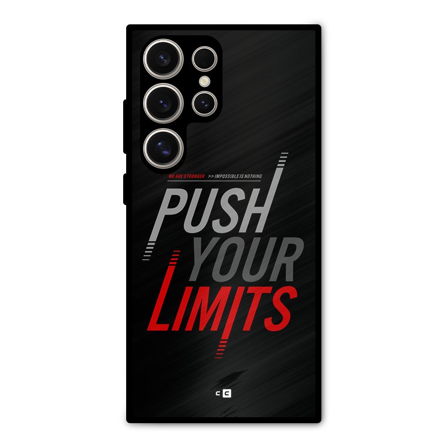 Push Your Limits Metal Back Case for Galaxy S24 Ultra