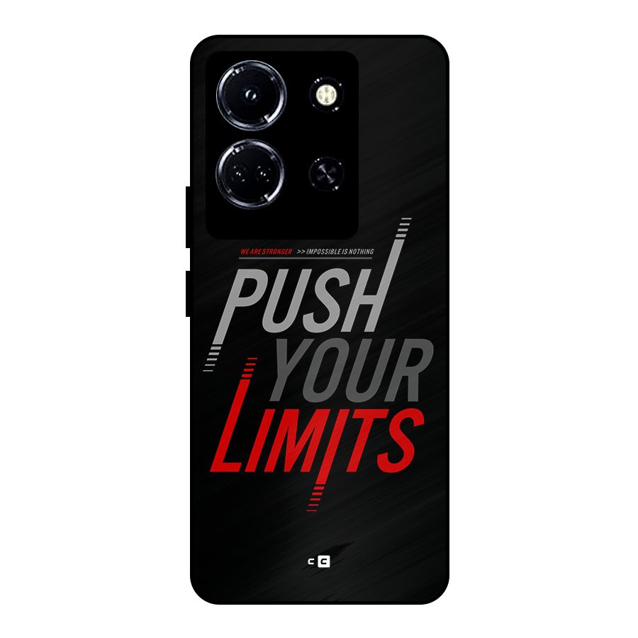 Push Your Limits Metal Back Case for Infinix Note 30 5G
