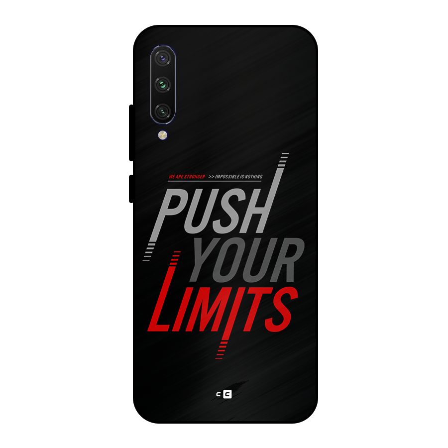 Push Your Limits Metal Back Case for Mi A3