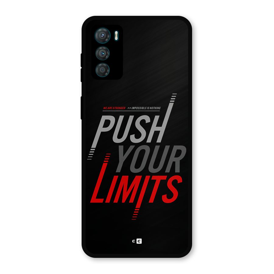 Push Your Limits Metal Back Case for Moto G42