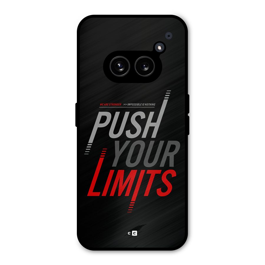 Push Your Limits Metal Back Case for Nothing Phone 2a