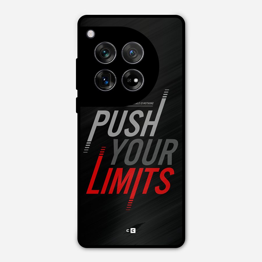 Push Your Limits Metal Back Case for OnePlus 12