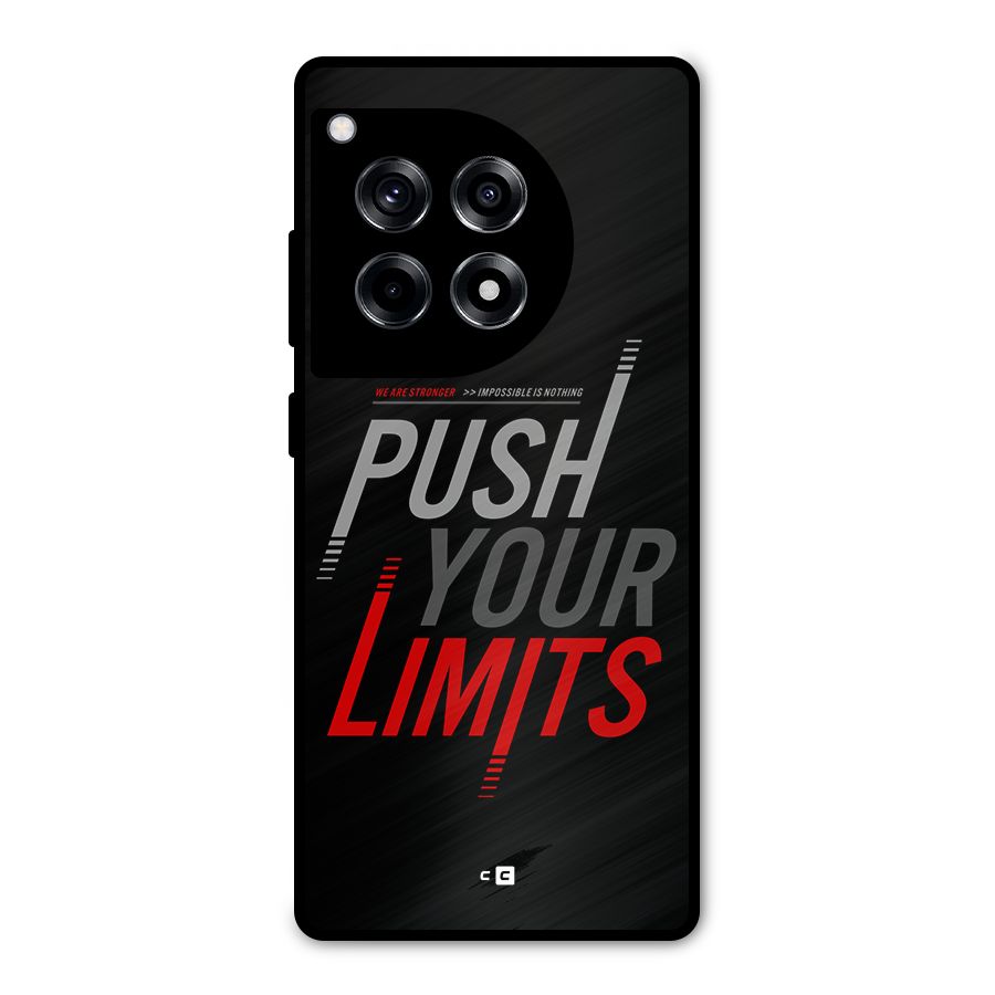 Push Your Limits Metal Back Case for OnePlus 12R