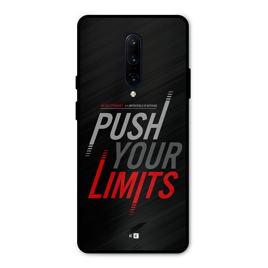 Push Your Limits Metal Back Case for OnePlus 7 Pro