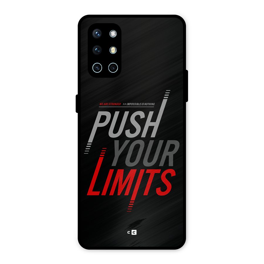 Push Your Limits Metal Back Case for OnePlus 9R