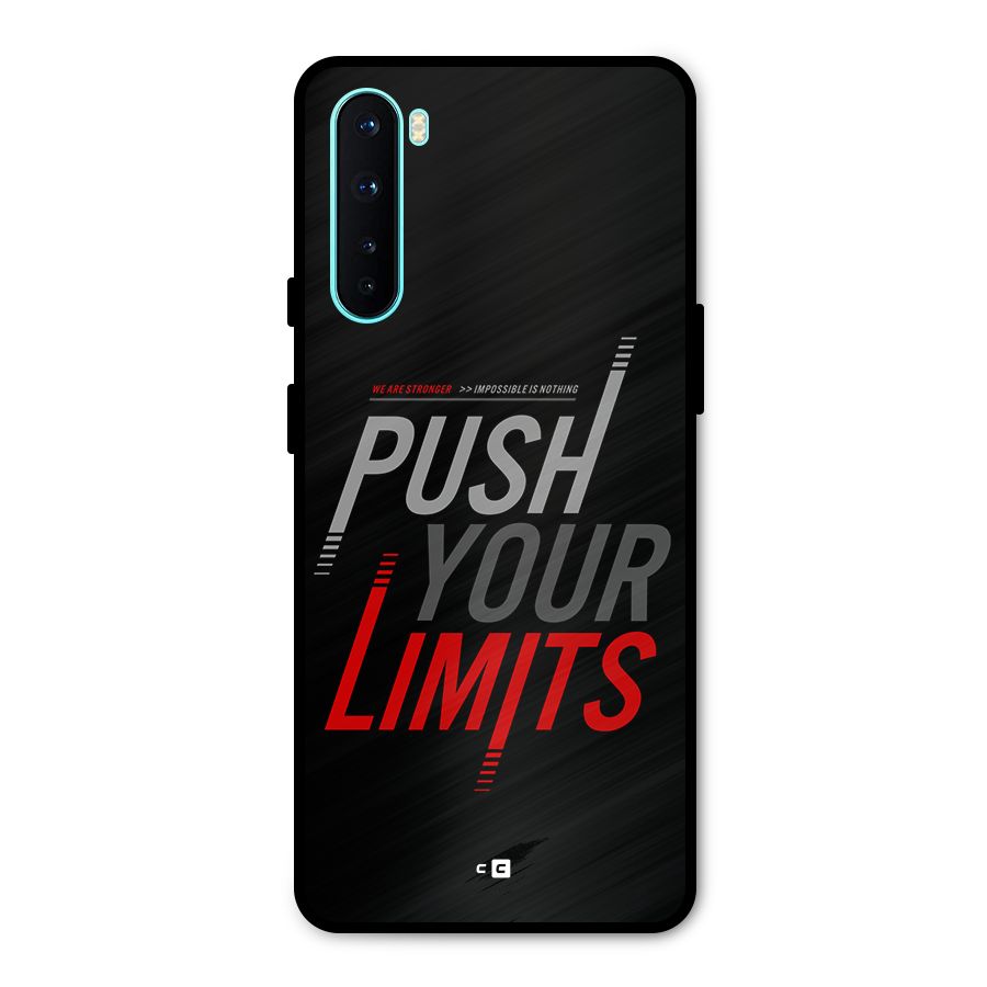 Push Your Limits Metal Back Case for OnePlus Nord