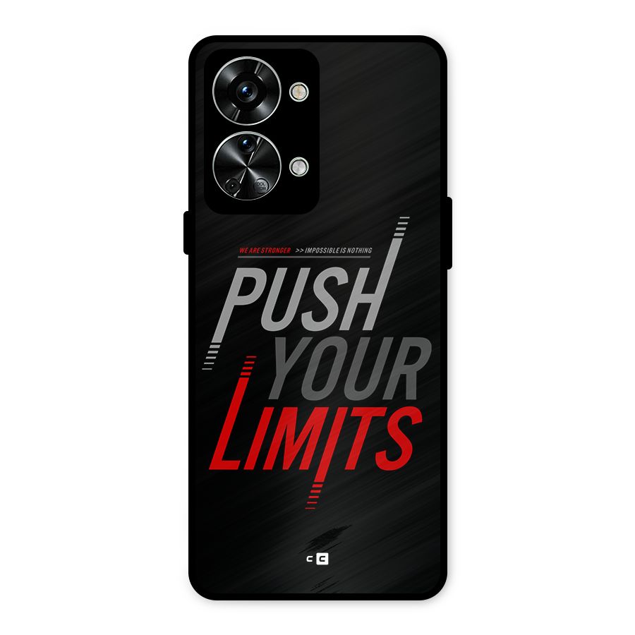 Push Your Limits Metal Back Case for OnePlus Nord 2T