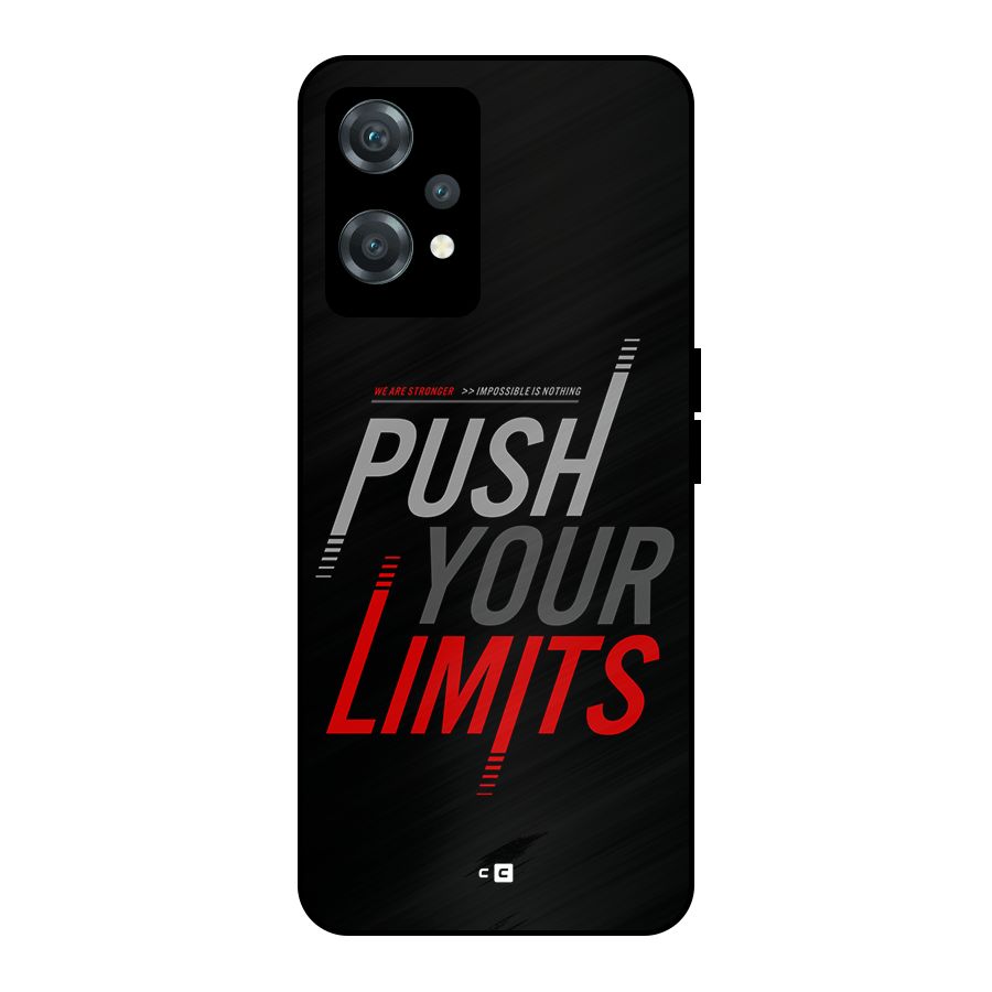 Push Your Limits Metal Back Case for OnePlus Nord CE 2 Lite 5G