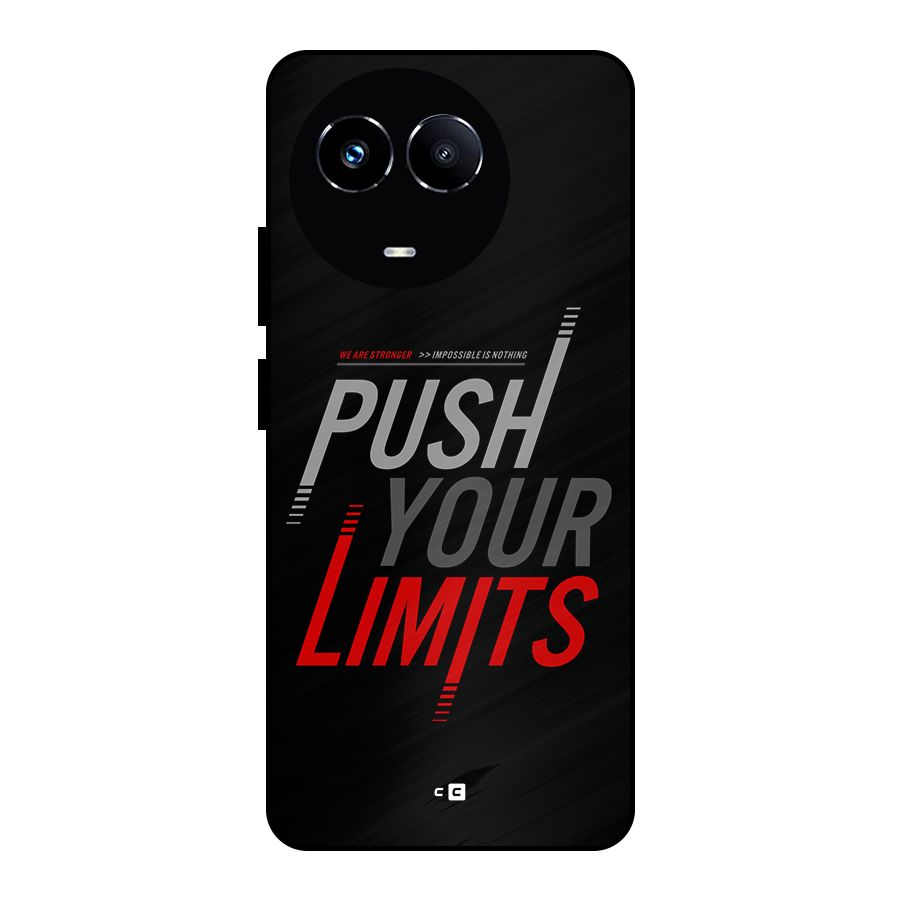 Push Your Limits Metal Back Case for Realme 11 5G