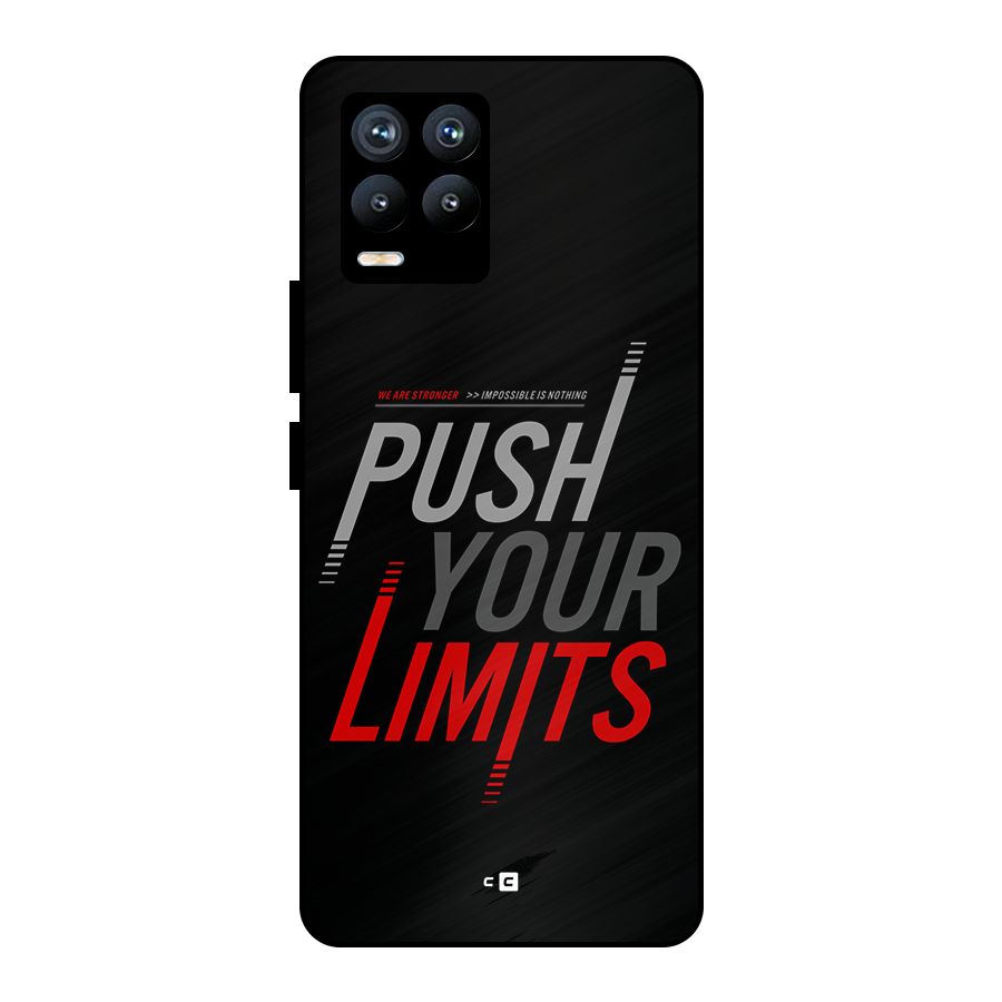 Push Your Limits Metal Back Case for Realme 8 Pro