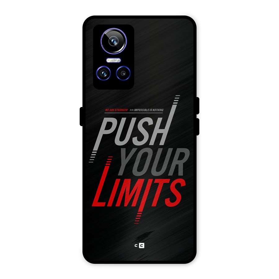 Push Your Limits Metal Back Case for Realme GT Neo 3