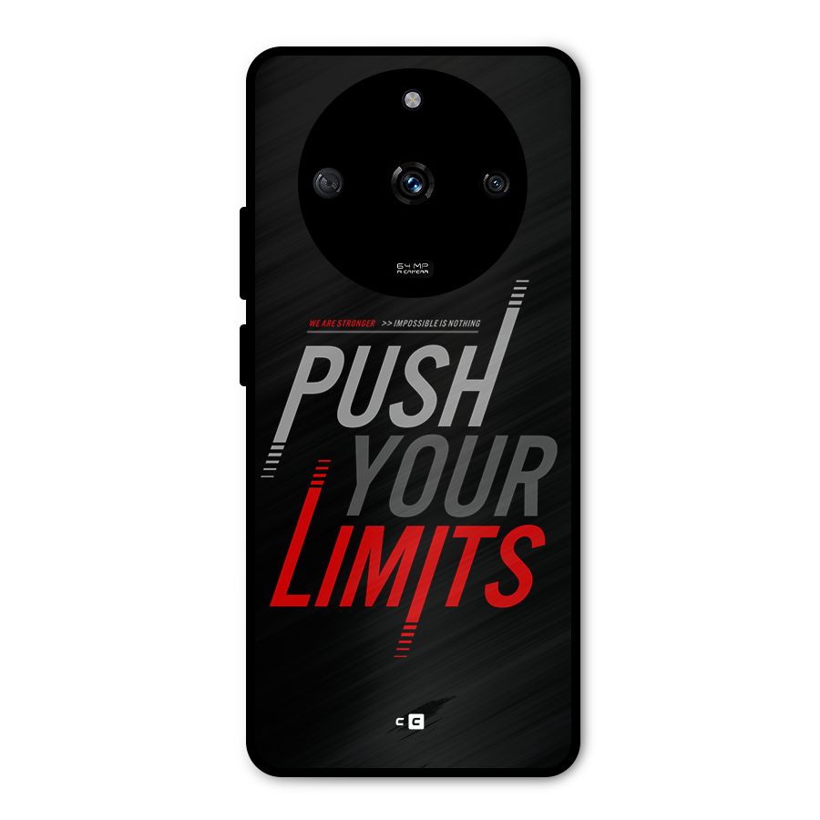 Push Your Limits Metal Back Case for Realme Narzo 60 5G